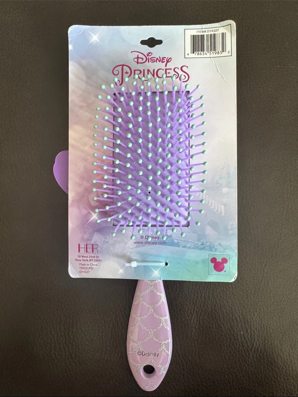 Disney Princess Ariel Hair Brush NWT